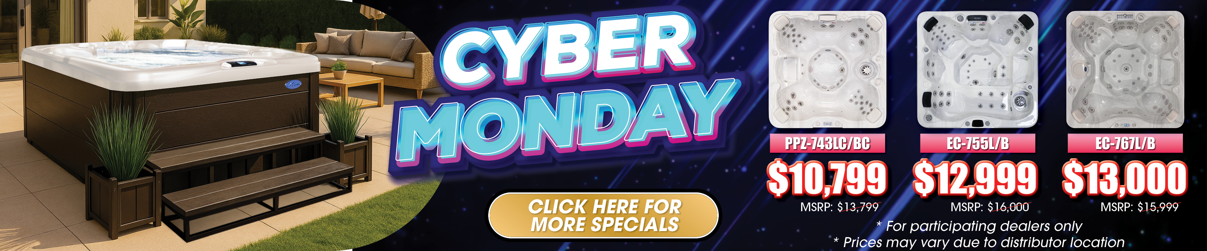 Calspas hot tub being used in a family setting - Napa